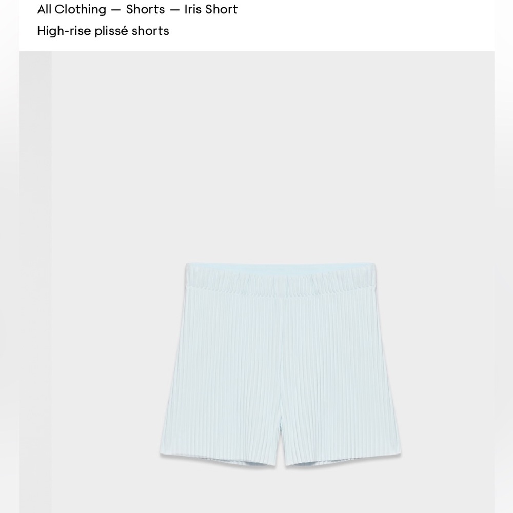 Aritzia Babaton Iris Short Glimmer High-Rise Size Medium